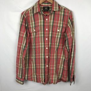 Vintage Double RRL Ralph Lauren  Flannel Red RARE